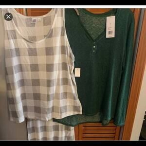 NEW DIRECTIONS INTIMATES 3 PIECE PAJAMA SET GIFT SET‎ VARIOUS 2X , 1X